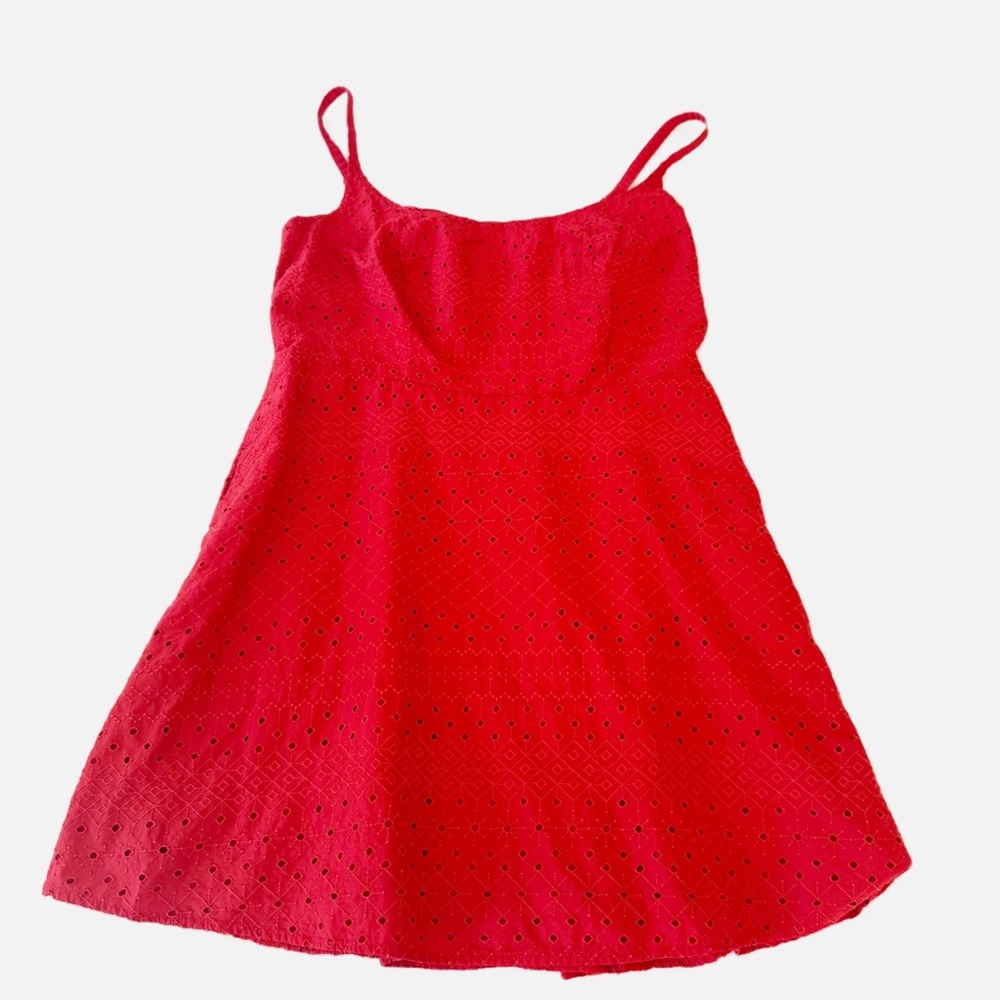 Old Navy Red Spaghetti Strap Sundress